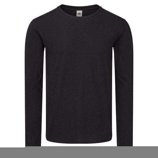 Iconic Long Sleeve T - 1330 NERO