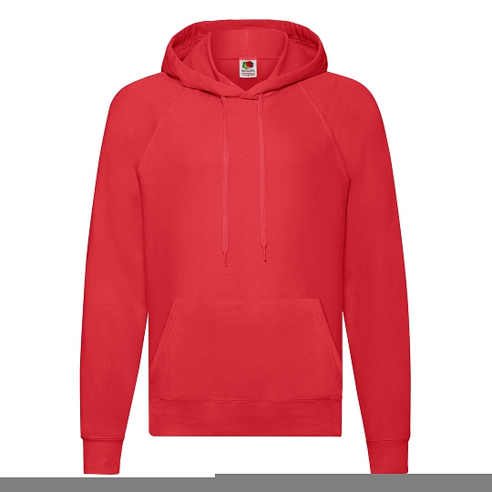 Lightweight Hooded S - 1335 ROSSO