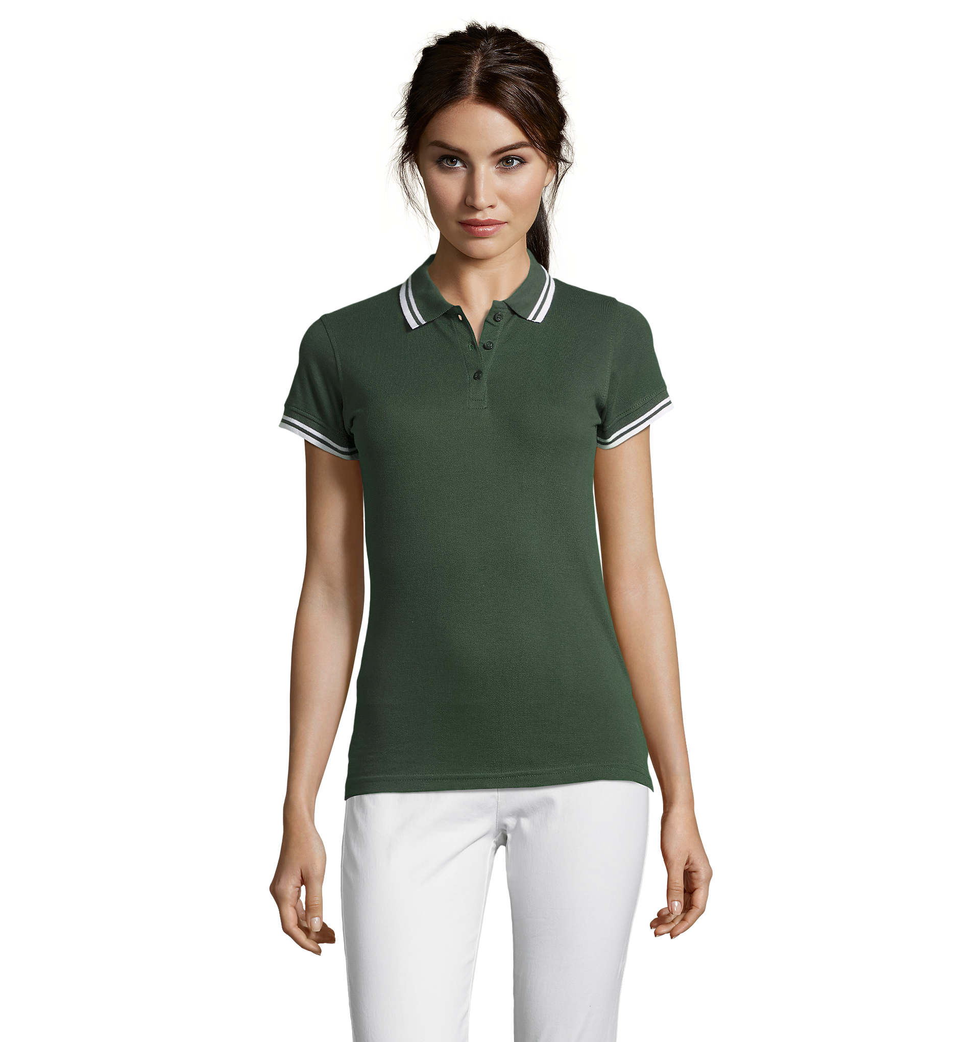 PASADENA WOMEN - 00578 Forest Green/White