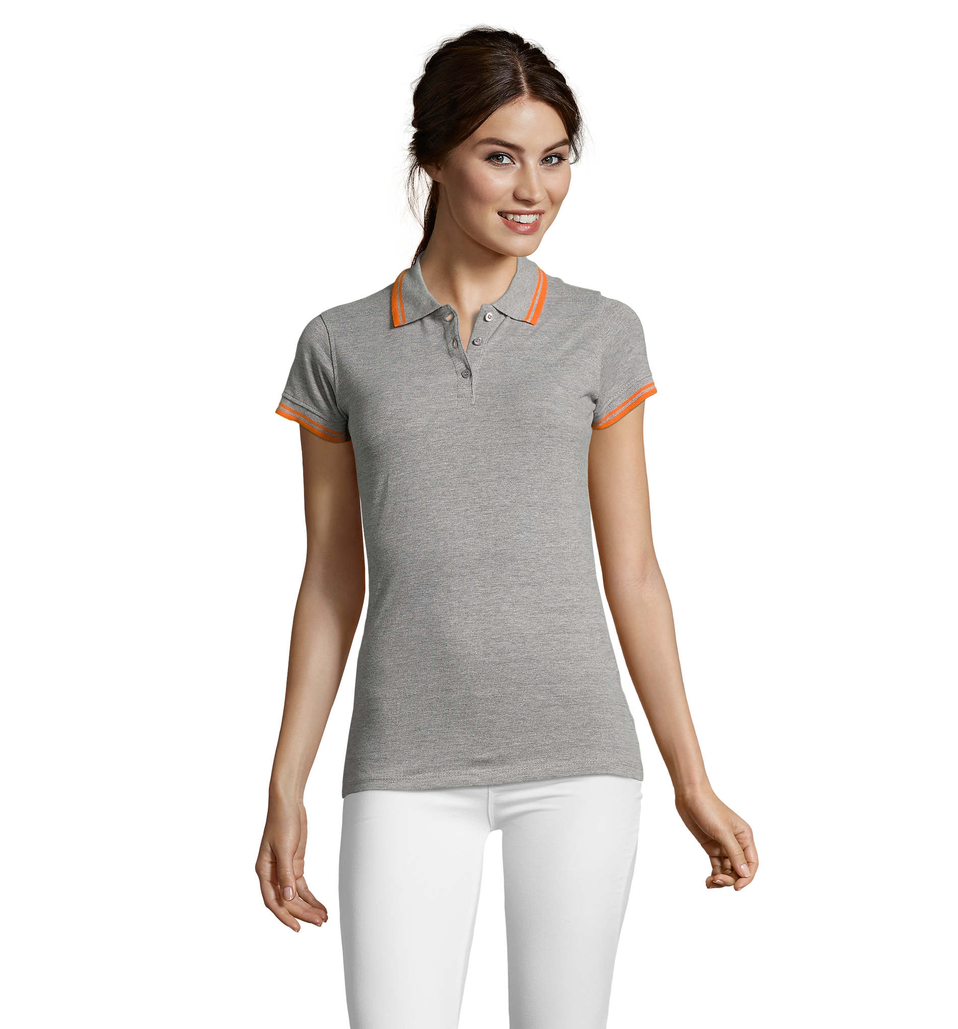 Pittogramma PASADENA WOMEN - 00578 Grigio Melange/Arancione