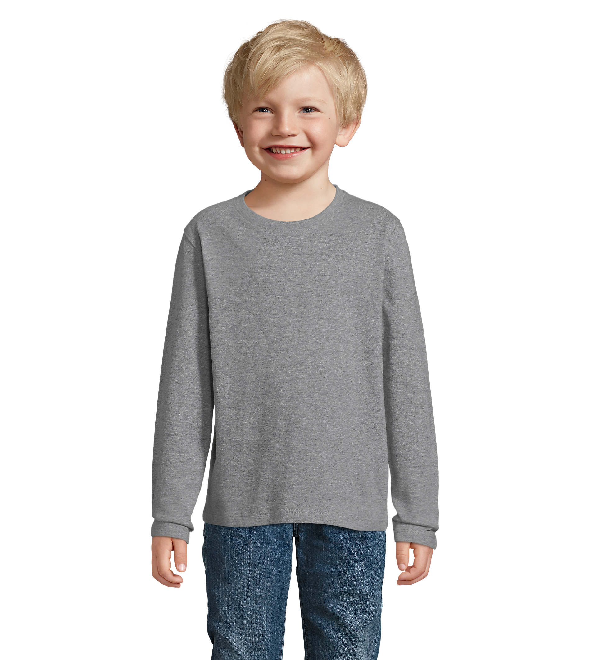 Pittogramma IMPERIAL LSL KIDS - 02947 Grigio Melange
